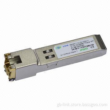 10/100/1000 Base-T Copper SFP Transceiver, 3.3V Power Supply